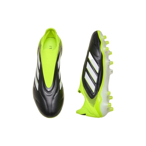 Size 12.5 Adidas Copa Pure 3 Elite LL FG Black Green Mens Soccer Cleats JH6302